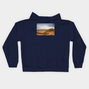 Mablethorpe Sand Dunes, Storm Coming Kids Hoodie